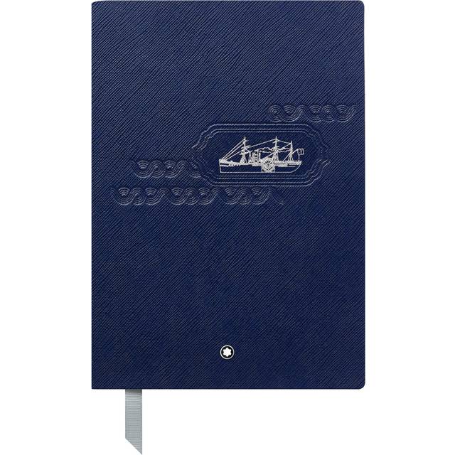 Montblanc Notebook 146 Around The World In 80 Days Blue - Silver