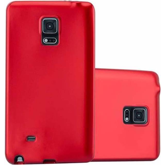(METALLIC RED) Cadorabo Case for Samsung Galaxy NOTE EDGE case cover