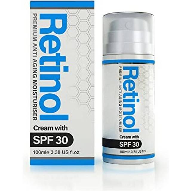 Retinol Cream with SPF30 - (Double Size) 100ml | Made in the UK - Anti Aging Face Cream for Day or Night, Vitamin A & E | Cruelty Free