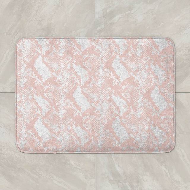 Snake Print Bath Mat