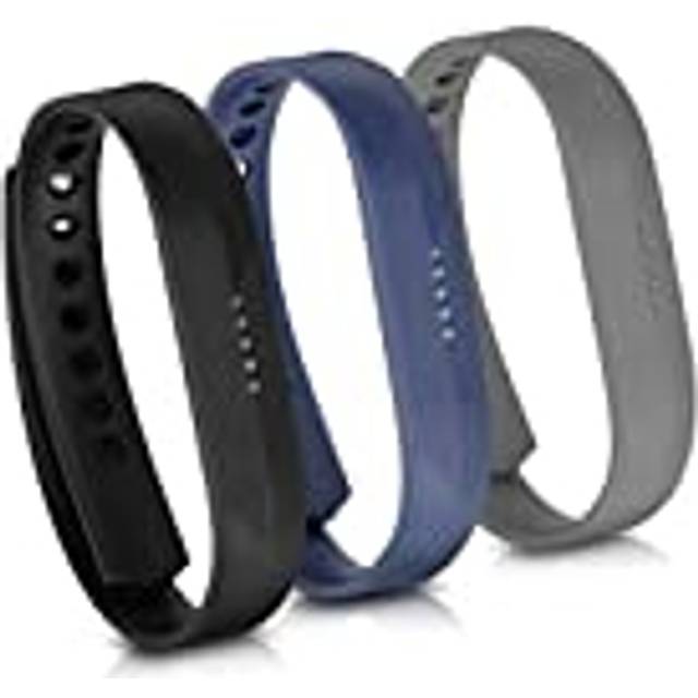 3x silicone watch strap spare set for fitbit flex 2