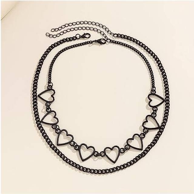 Punk Gothic Black Choker Necklaces for Women Teen Girls Simple Fashion Accessories Gifts for Friends Family Charm Jewelry