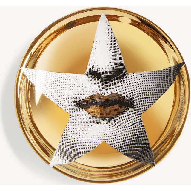 Fornasetti - Tema e Variazioni n.399 ashtray - unisex - Porcelain - One Size - Gold