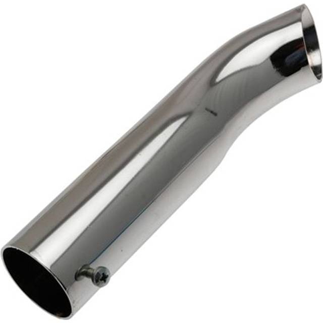 KLARIUS Exhaust Trim - Curved End - Chrome - 45mm - TRM15AP
