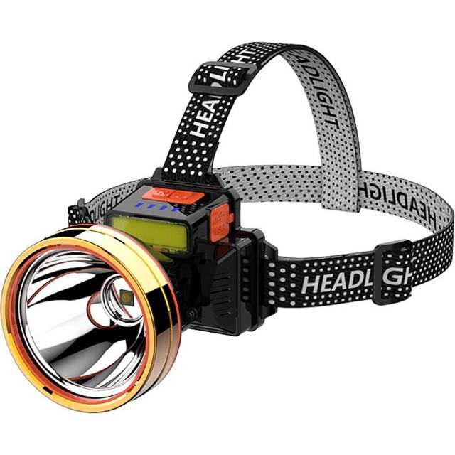Headlamp Rechargeable LED Headlights USB for Adult Waterproof Torch Headlamp Flashlights for Outdoor Garden Mining Camping