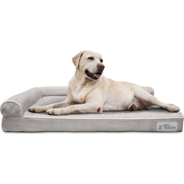 PetFusion BetterLounge Orthopedic Dog Bed | Solid CertiPUR-US Memory F