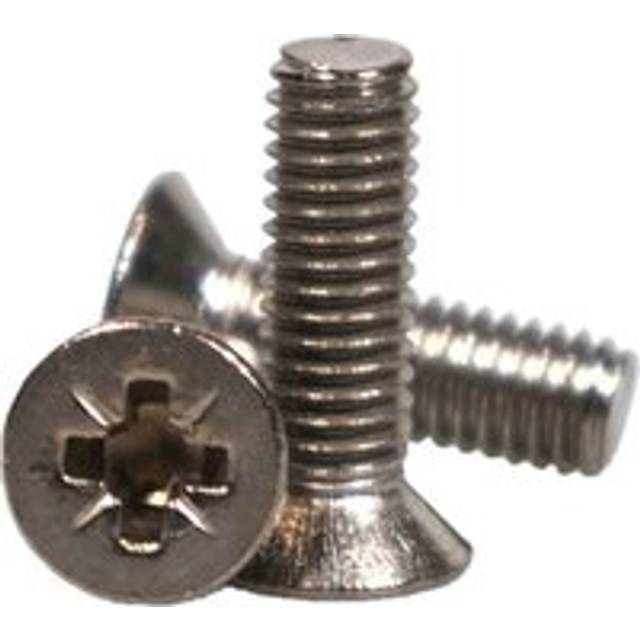 Sirius Countersunk Machine Screw Pozi A2 304 Stainless Steel M3 6mm Pack of 1
