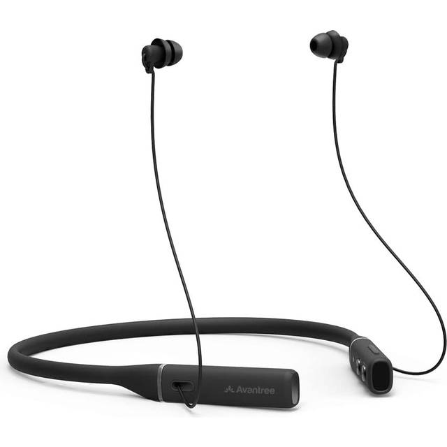 Avantree Repose - Bluetooth in-ear sömnhörlurar med små öronsnäckor för sidosovare och små öron, trådlösa nackbands-öronsnäckor för sömn, låg latens för TV-tittande, 18 timmars speltid
