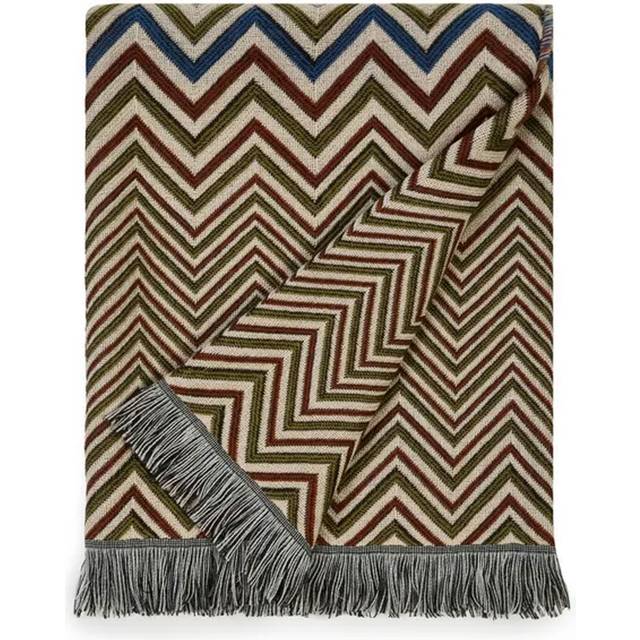 Missoni Home Antwan Zigzag Wool-blend Throw 140cm X 200cm - MULTI-COLOURED