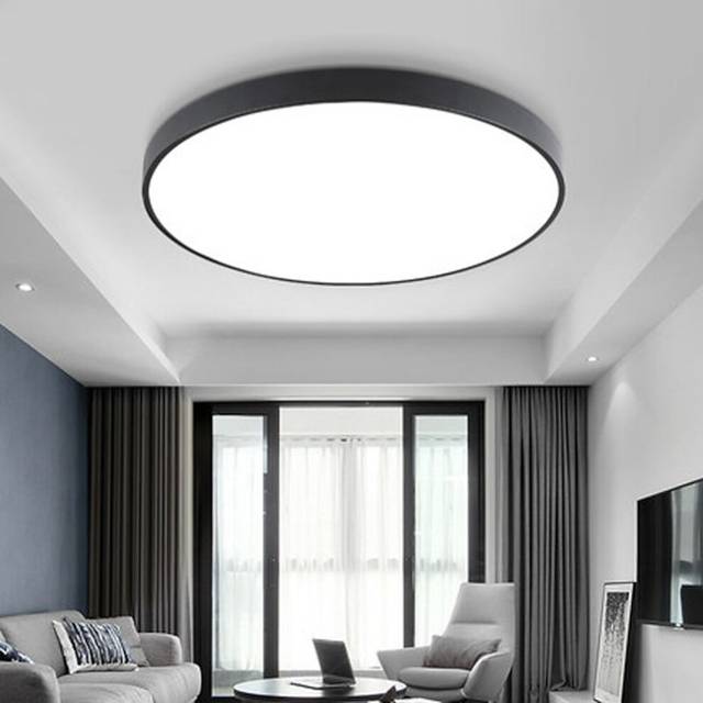 30cm LED Ceiling Light Basic Modern Matte Multi-shade Dimmable Flush Mount Lights Plastic Bowl Painted Finishes AC110-240V
