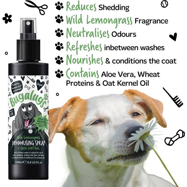 BUGALUGS Wild Lemongrass Deodorising Spray with Shed Control 200ml
