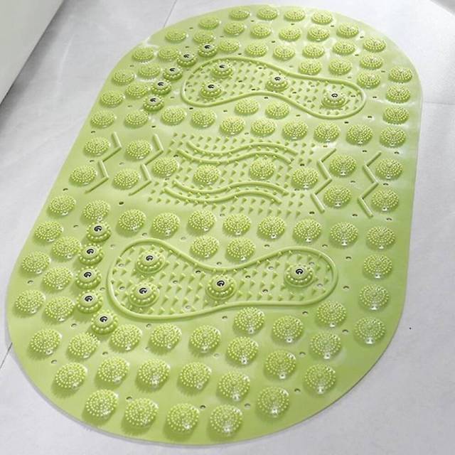 Massage Pvc Anti-slip Mat, Magnet Bathroom Mat Bathroom Floor Mat Bathtub Shower Room Foot Mat