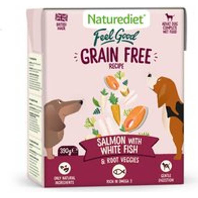 Naturediet Feel Good Grain Free Adult - Salmon - 18 x 390g