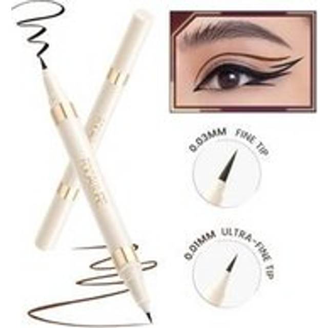 FOCALLURE - Ultra-Skinny Liquid Eyeliner- 2 colours in 1 # LL01 Black & Brown in 1