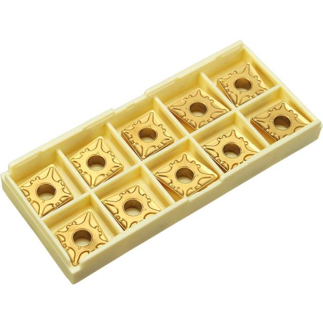 New Drillpro 10pcs CNMG120408-MA US735 Carbide Insert Turning Tool Holder Inserts