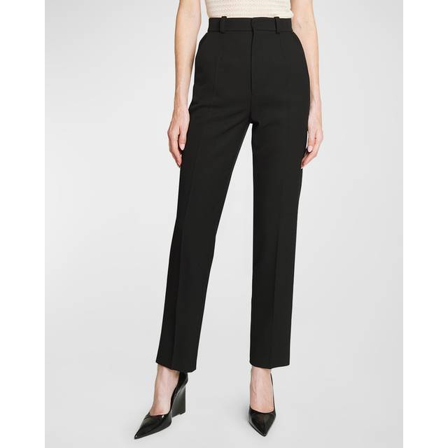 Black Cropped Kick Trouser (8)