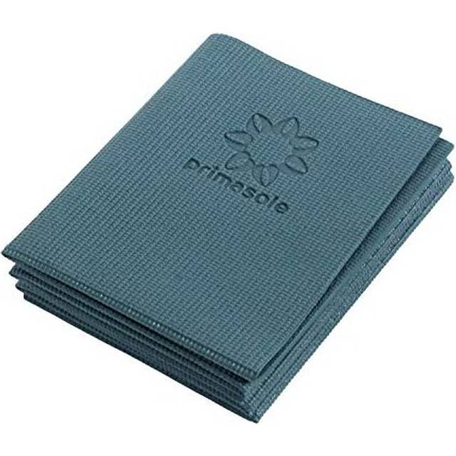Primasole Folding Yoga Travel Pilates Mat 1/4 Thick Easy to Carry to Class Beach Park Travel Azalea