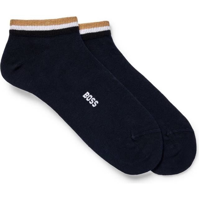 BOSS for man. 50491192 Pack 2 Pair of Socks Uni Navy (39-42), Homewear, Cotton