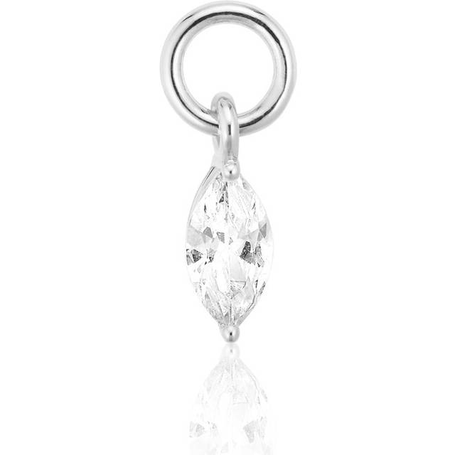 White Zirconia Occhio Earring Charm SJ-CH2376-CZ