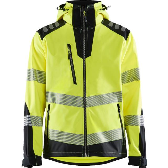 Softshelljacka Varsel Herr, S, 3399 Gul/Svart