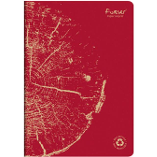 Anteckningsbok A4 linjerat | röd | 48 ark | Clairefontaine 684663C