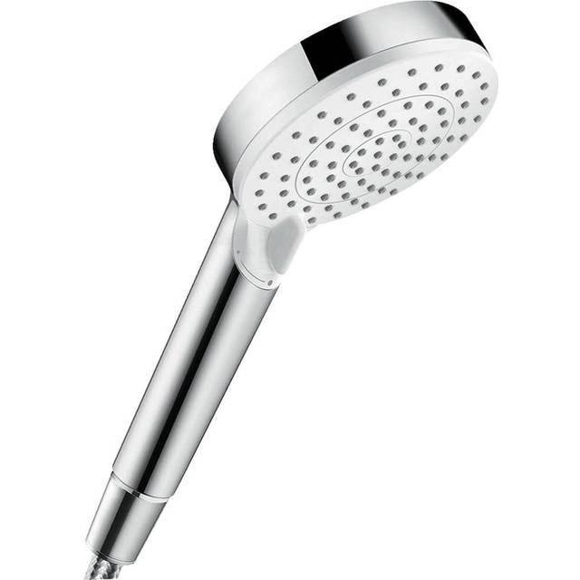 26332400 Crometta Hand shower 100 Vario EcoSmart - White/Chrome - Hansgrohe