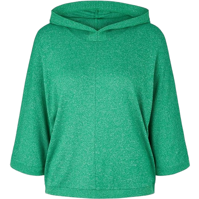 TOM TAILOR Damer T-shirt 1035466, 31141 - Vivid Leaf Green Melange, L
