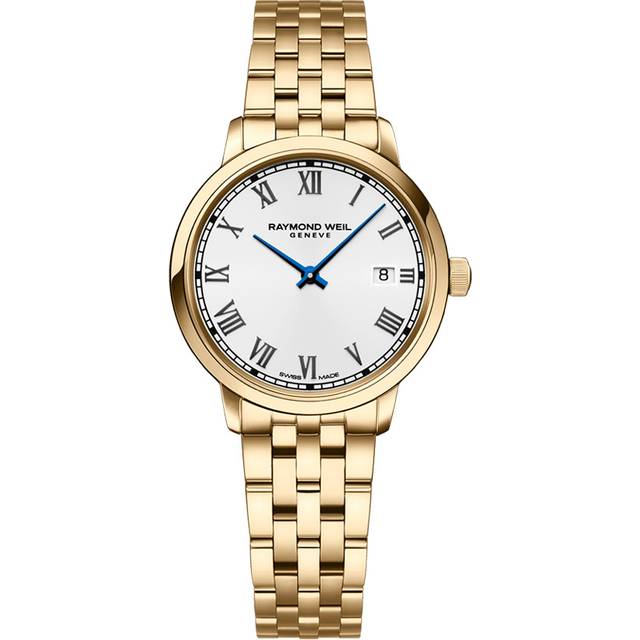 Toccata Gold PVD Quartz 29mm Ladies Watch White