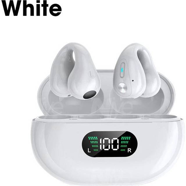(a-White) Bluetooth Earphones Same As Ambie Sound Earcuffs TWS Ear Earring Wireless Bluetooth Earphones Auriculares Headset Sport Earbuds