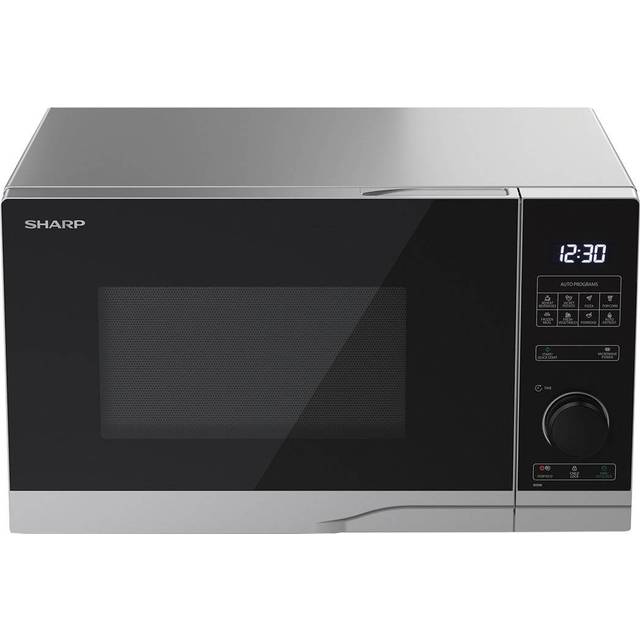 Sharp YC-PG234AU-S 23L 900W Microwave with 1000W Grill Function - Silver