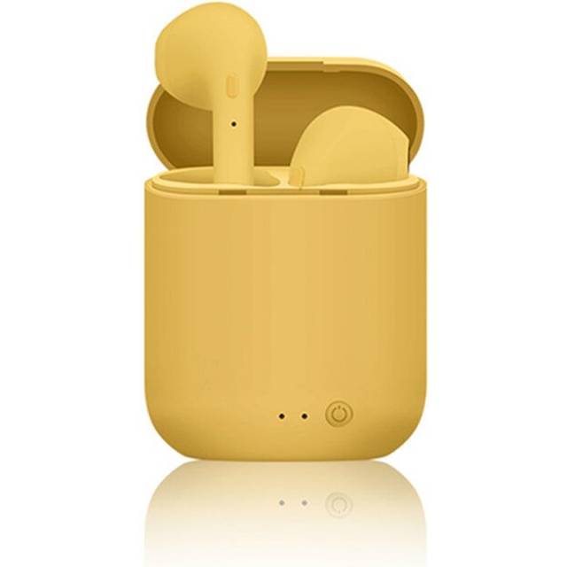 (a-Yellow) i7 TWS Wireless Earphones Bluetooth Headphones With Charging Box Earbuds For Smart Phone Xiaomi Samsung Huawei Headset Gamer