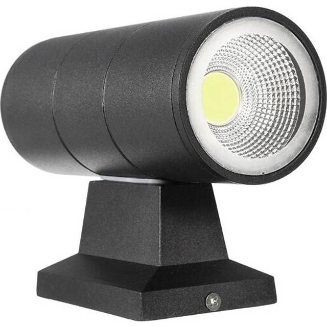 (White) 6W Up Down Dual Head COB LED Wall Light Sconce for Indoor Outdoor Waterproof Lamp