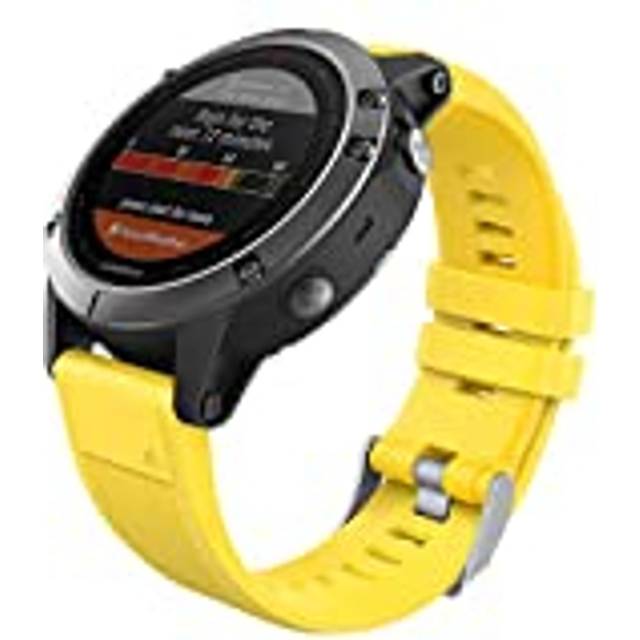 Strap Compatible with Garmin Fenix 7/7 Pro/6/6 Pro/5/5 Plus/Forerunner 965/955/945/Instinct Solar/Instinct 2, Quick Fit 22mm Silicone Replacement