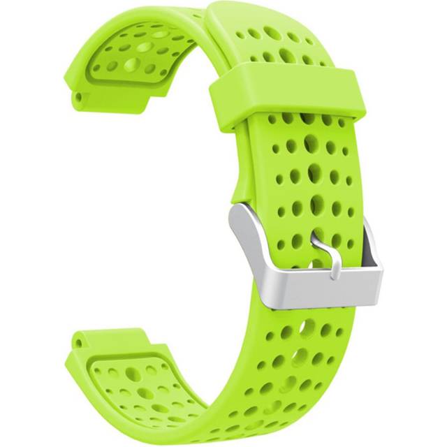 Garmin Forerunner 220 / 230 / 235 / 620 / 630 klockband av silikon med runda hål - Grön