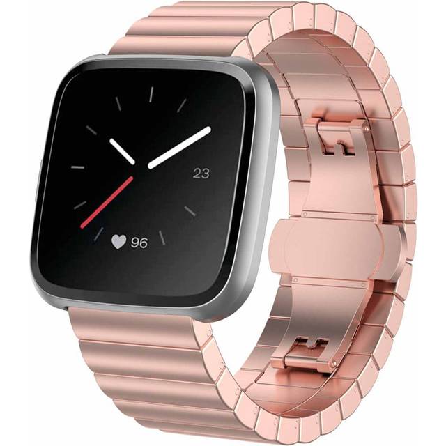 Fitbit Versa 3 Klockarmband i Rostfritt Stål - Guld