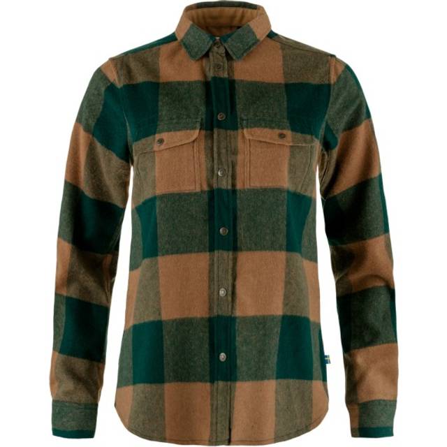 Fjällräven - Women's Canada Shirt L/S - Shirt size XXS, brown