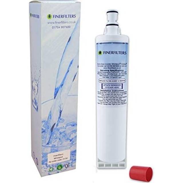 Finerfilters Compatible Fridge Water Filter Cartridge for Whirlpool Fridge, Replaces SBS002, S20BRS, 4396508, 481281729632