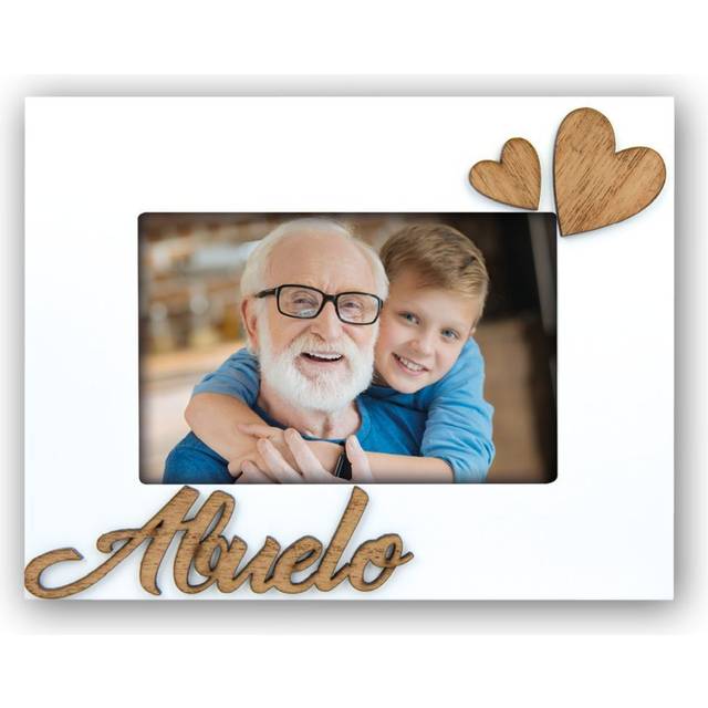 Wooden Picture Frame, Wood, White, FÃ¼r Bildformat 10 x 15 cm