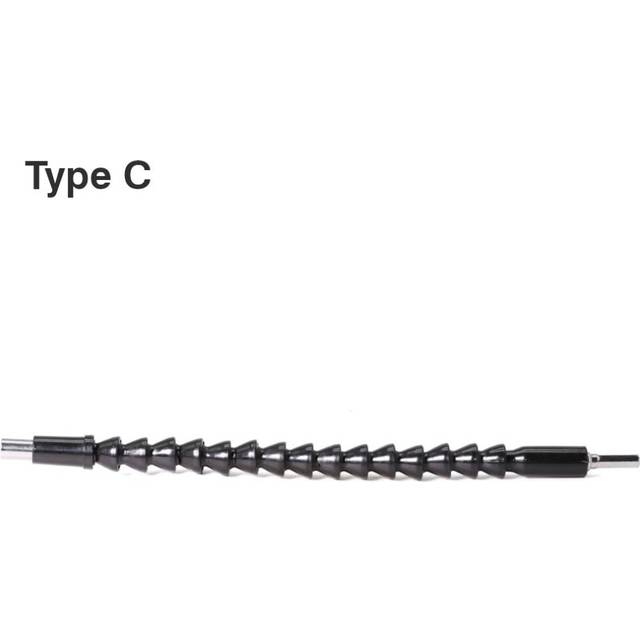 (C:Â295mm Universal Hose) 295mm Flexible Shaft Tool Electronics Drill Screwdriver Bit Holder Connect Link Multitul Hex Shank Extension Snake Bit