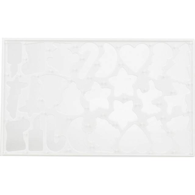 Christmas Cookie Cutter - White (36.5cm H X 21.5cm L X 0.5cm W)