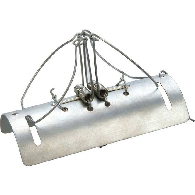 150mm Mole Tunnel Trap Run Spring Loaded Rodent Catcher Outdoor Pest Control