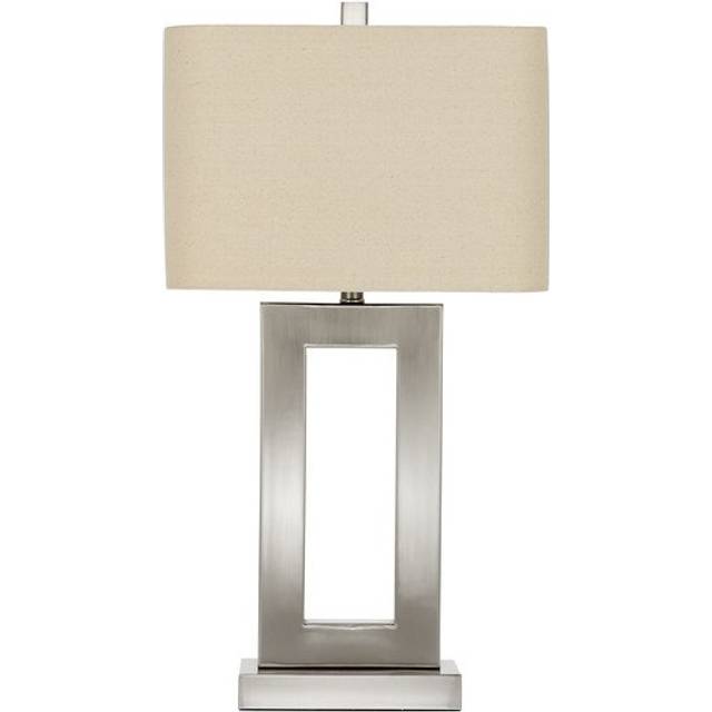 Brushed Nickel Lamps - Berkeley Table Lamp - Oak Furnitureland