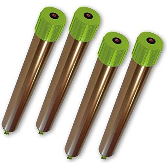 ISOTRONIC Mole Scarer, Effective Vibrasonic Deterrent against Mole, Mouse, Rat Ant, Vole, Snake - High Frequency Outdoor Repeller - Pack of 4 Pcs.