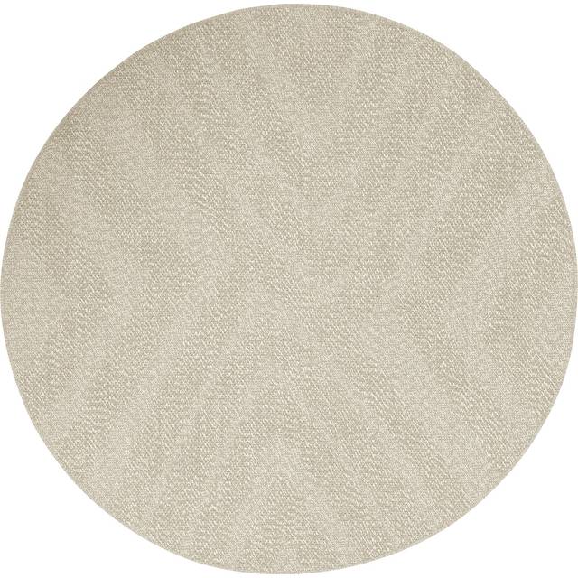 FULLMAKT matta slätvävd, inom-/utomhus, beige/melerad, 130 cm