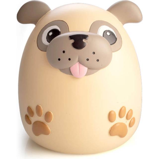 Smooshos pal cute pug table lamp night led bulb bedroom lightning atmosphere