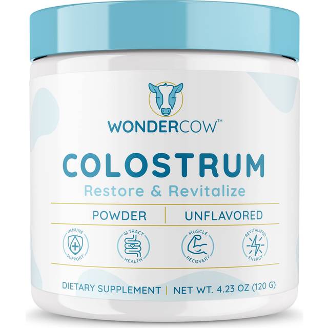 Wondercow  Colostrum Powder  Unflavored  4.23 oz (120 g)