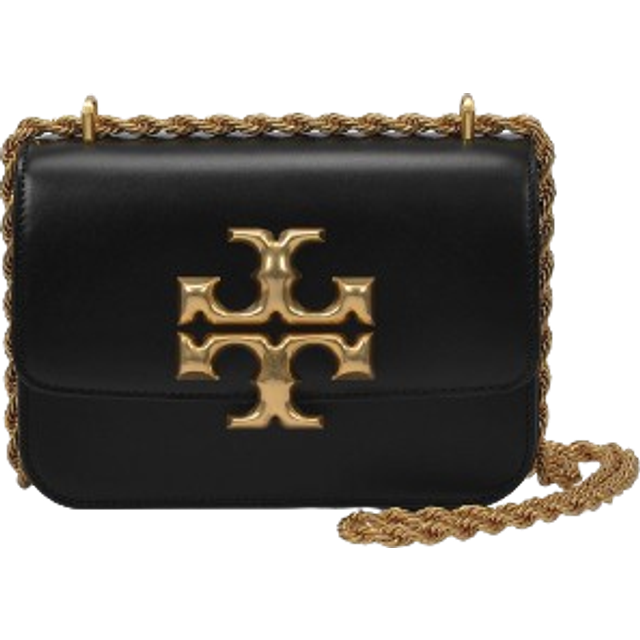 Tory Burch Eleanor Leather Small Shoulder Bag - Black