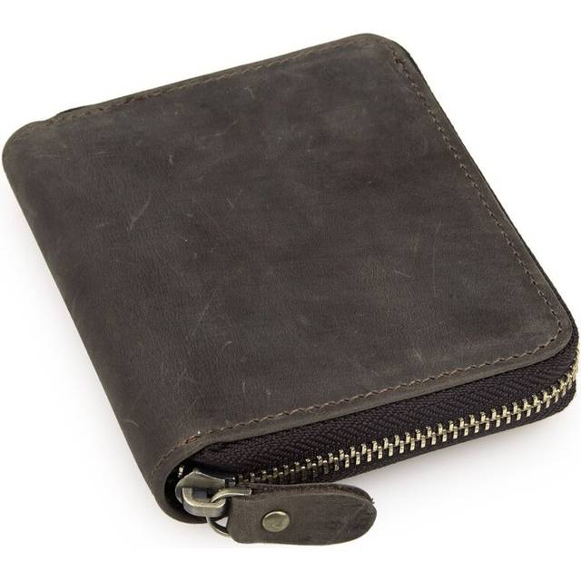 Business Mens Wallets Cow Leather Short Wallet Crazy Horse Leather Male Cash Purses Clutch Boy Casual Wallets