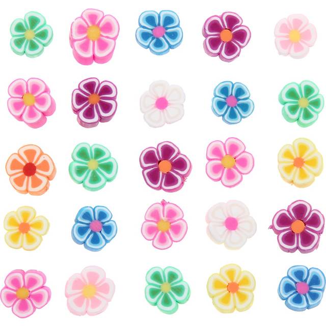 100pcs Mixed Polymer Clay 10mm Spacer Beads for Women Jewelry Making D