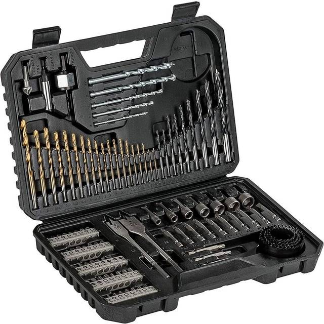Bosch 2607017367 V-LINE TiN Drill Bit Set 103-Piece Wood/Metal Ready